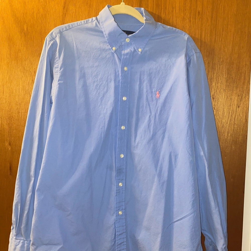 Men's Classic Fit Garment-Dyed Oxford Shirt - LG